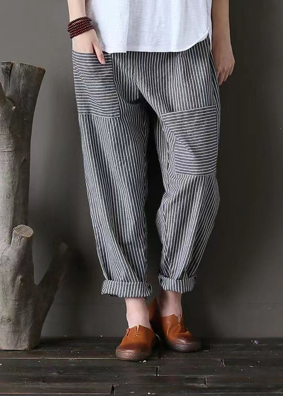 Loose Harem Linen Trousers Pants
