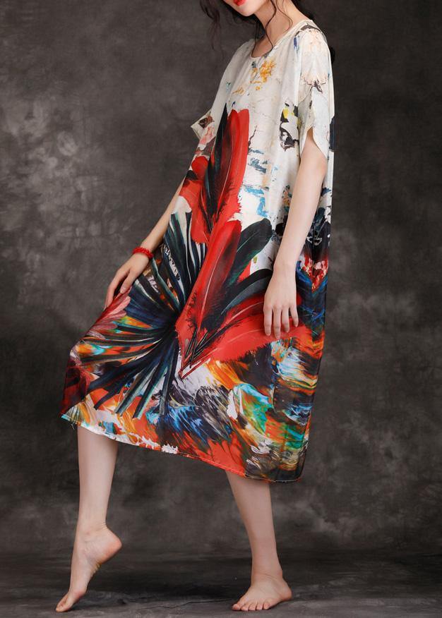 Loose O Neck Linen Dresses Inspiration Dress Summer