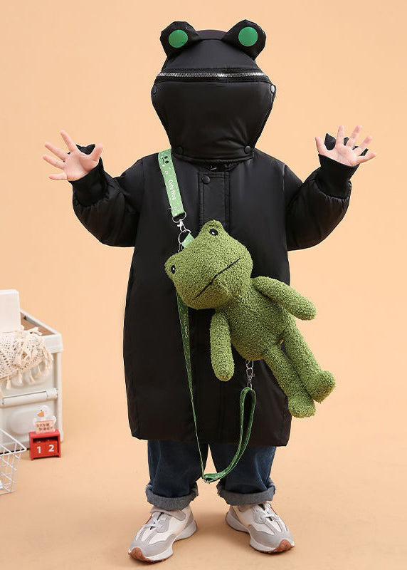 Green Hooded Zippered Duck Down Winter Coats Winter