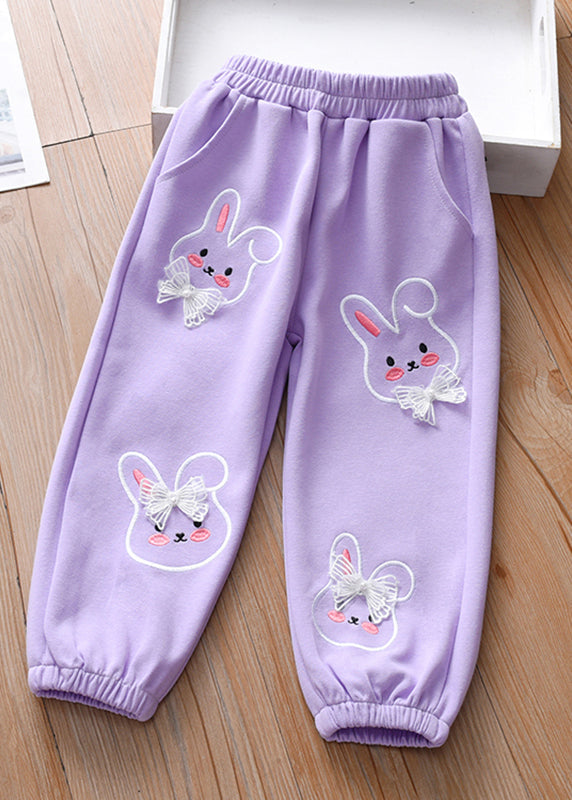 Pink Animal Print Beam Pants