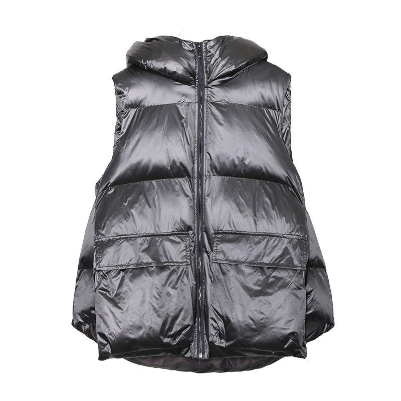 Jackets & Coats Sleeveless Winter Coats Silver Thick Winter Parka
