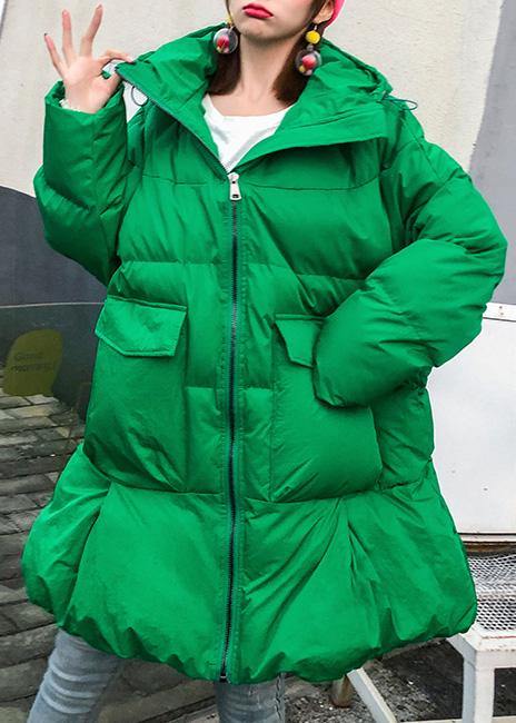 Snow Jackets Hooded Coats Green Winter Parka