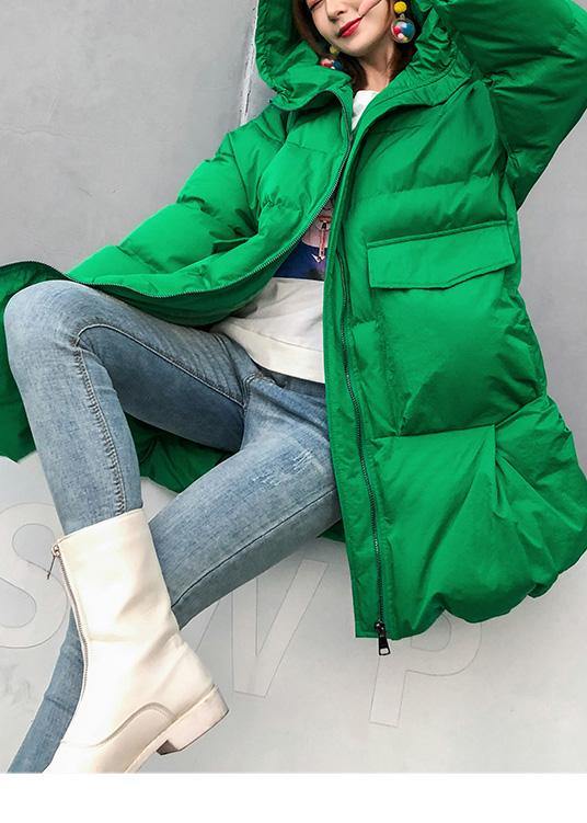 Snow Jackets Hooded Coats Green Winter Parka
