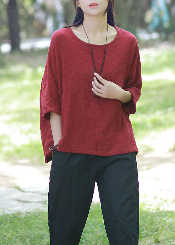 M-5xl Mulberry Color Shirts Summer