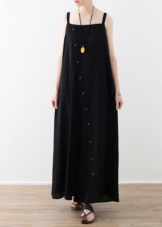Modern Black Loose Photography Jumpsuit Pants Summer