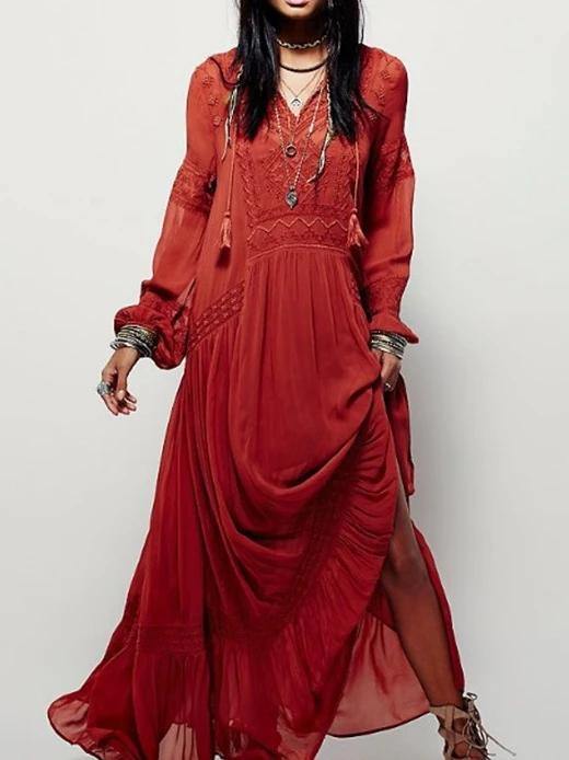 Modern V Neck Patchwork Cotton Spring Tunics Runway White Dress