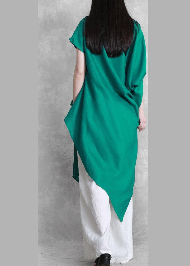 Multi-piece Suit Style Irregular Green Two-piece Suit