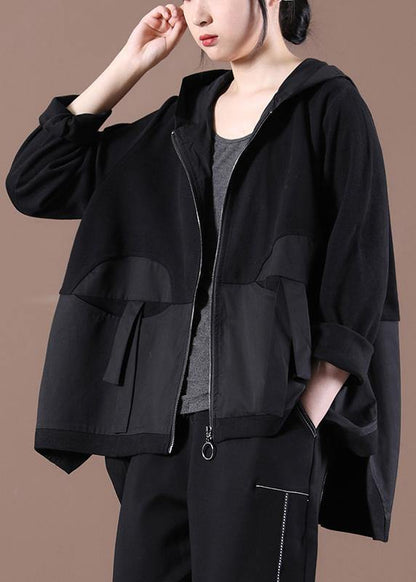 Natural Patchwork Spring Clothes for Black Outwear