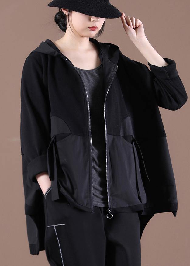Natural Patchwork Spring Clothes for Black Outwear