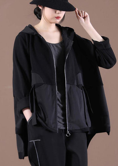 Natural Patchwork Spring Clothes for Black Outwear