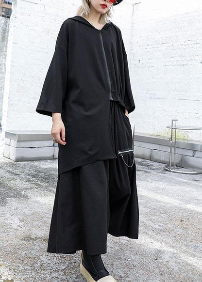 Natural Asymmetric Fine Outfit Gray Art Coat Fall