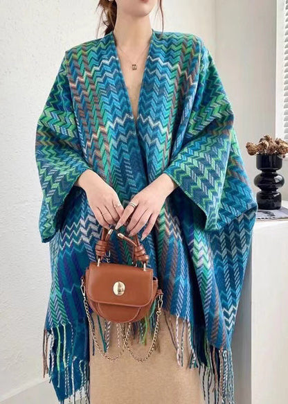 New Autumn and Spring Style Black Coffee Tassel Shawl