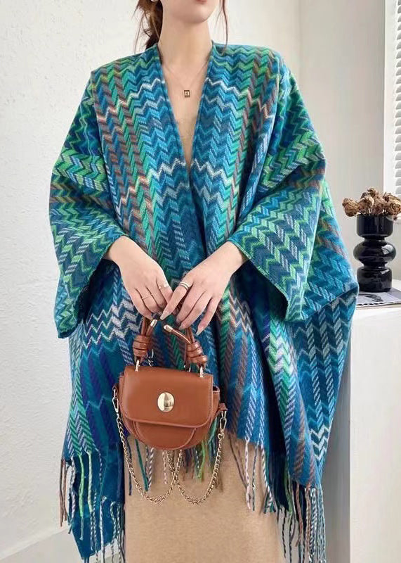 New Autumn and Spring Style Black Coffee Tassel Shawl