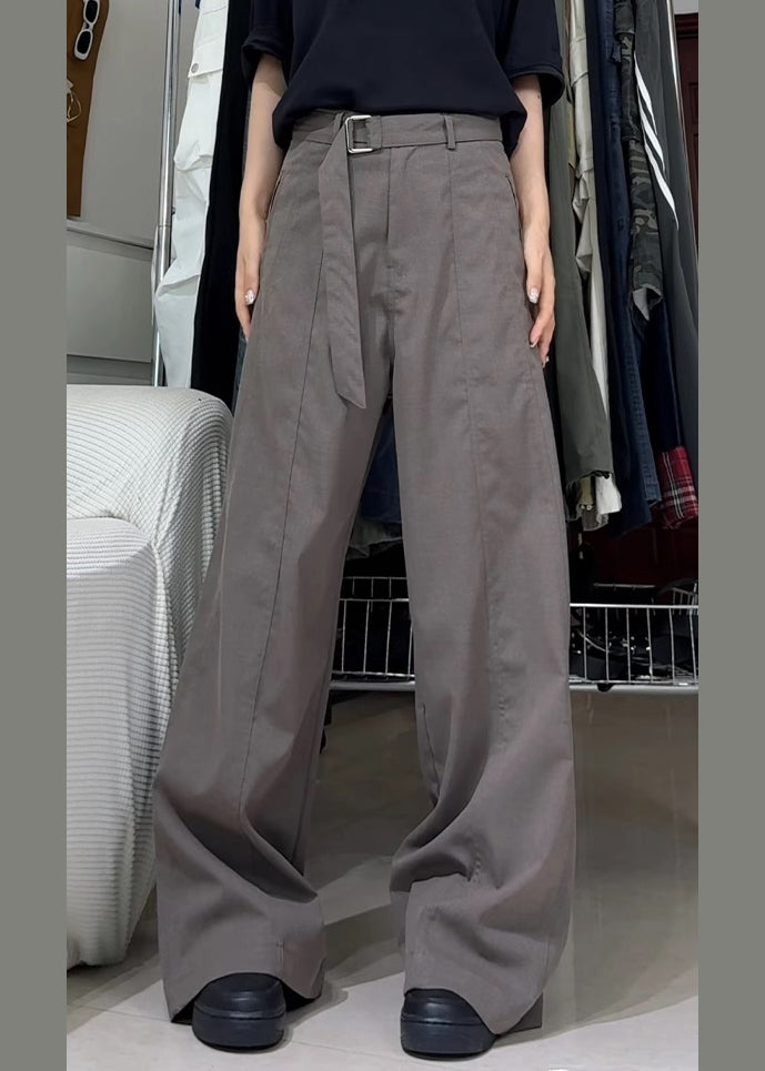 New Coffee Original Design Pockets Spandex Pants Summer