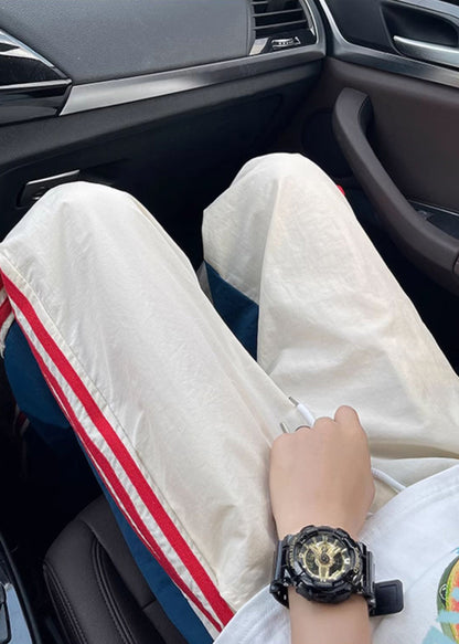 New Khaki Oversized Patchwork Spandex Pants Apparel Spring