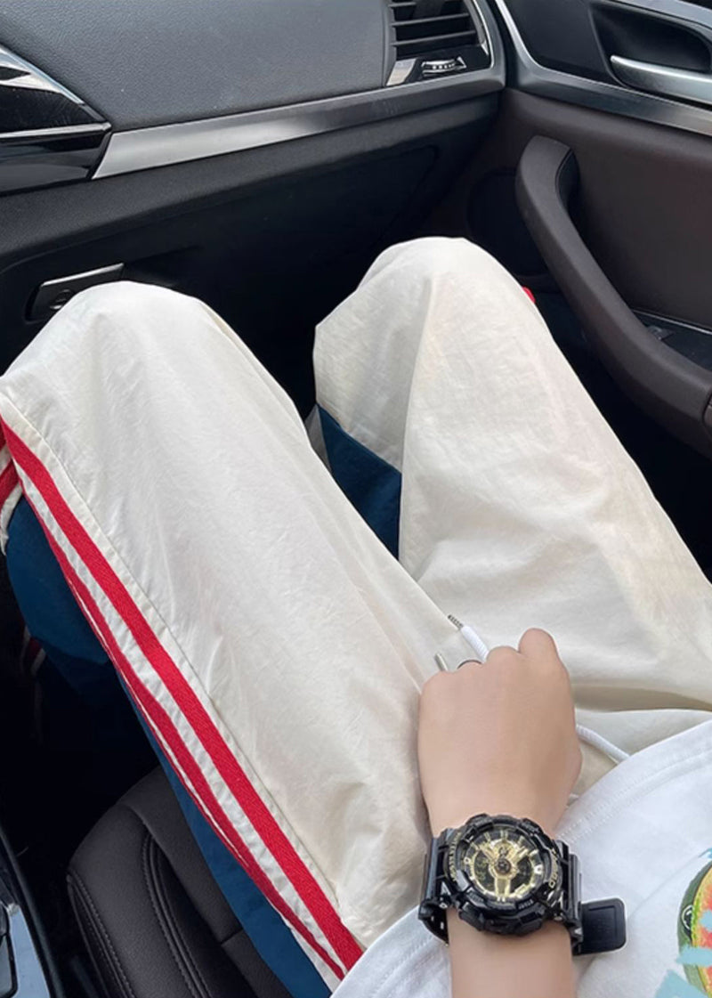 New Khaki Oversized Patchwork Spandex Pants Apparel Spring