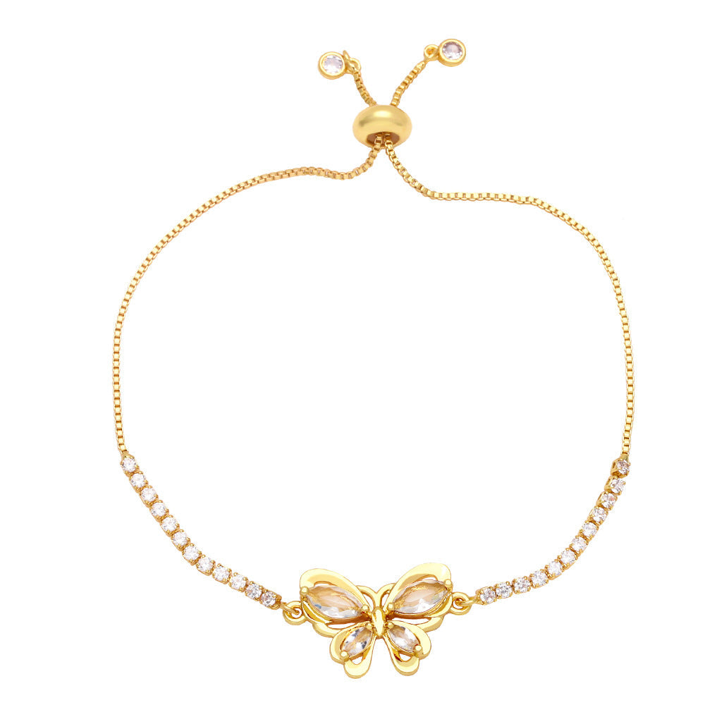 Jamira Zircon Butterfly Bracelet