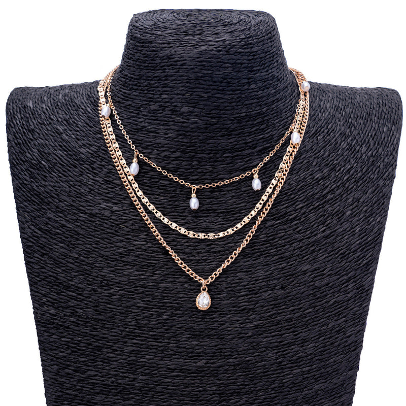 Florence Layered Pearl Necklace