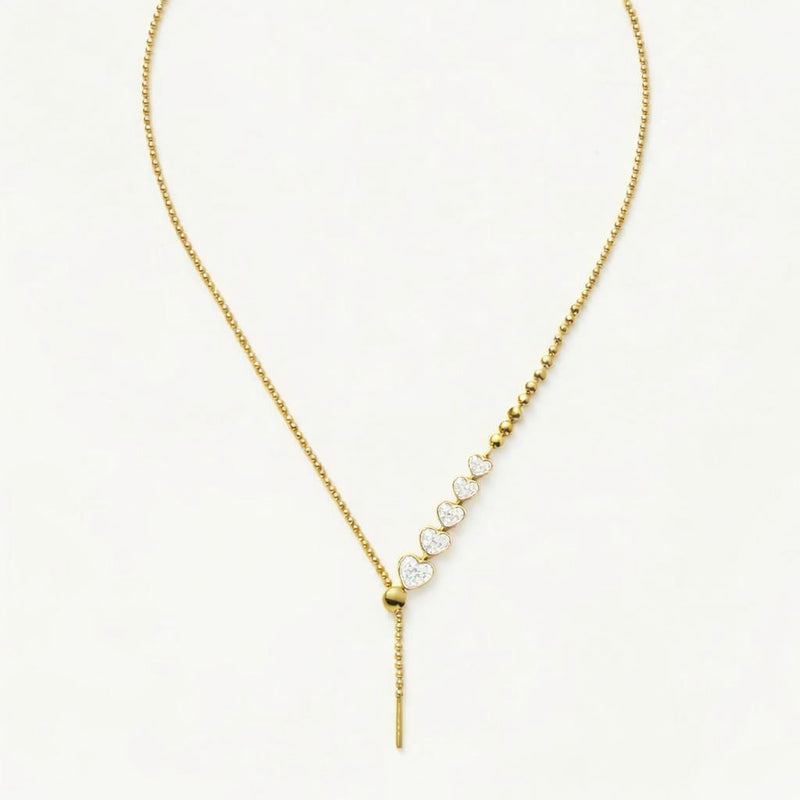 Layered Heart Pendant Necklace