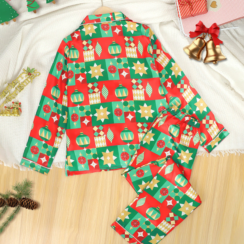Holiday Family Button-Down Christmas Pajama Set