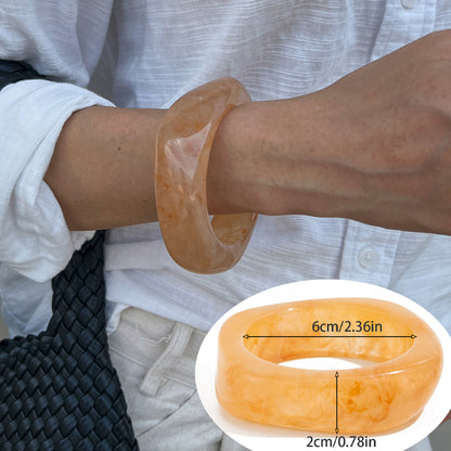 Aloni Marbled Acrylic Bracelet