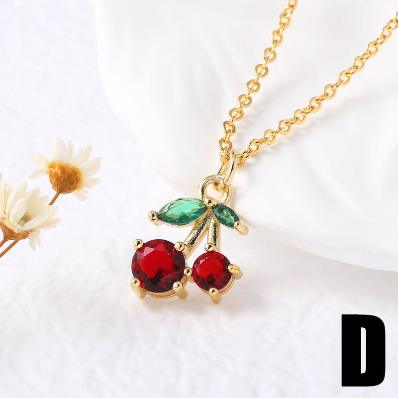 Karol Cherry Pendant Necklace
