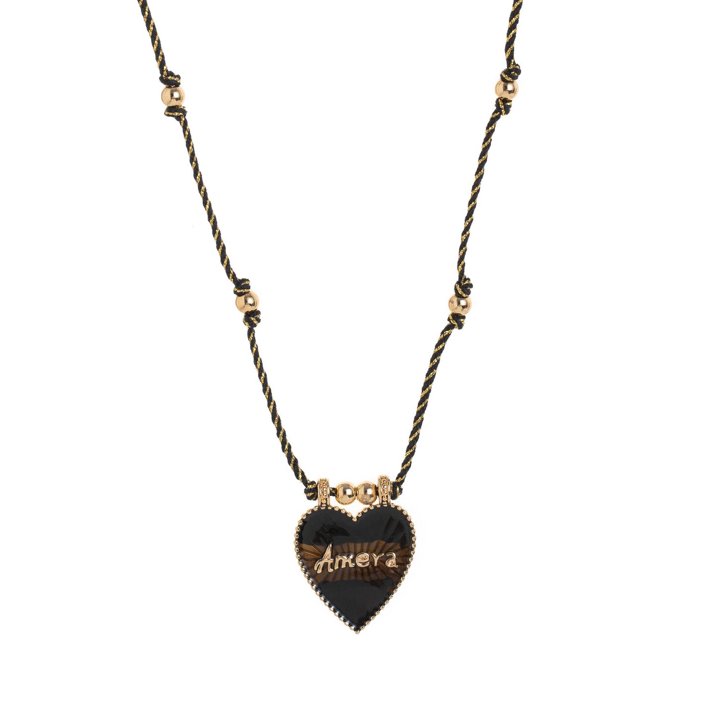 Siyona Cord Charm Necklace
