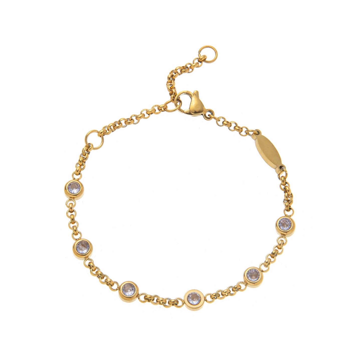 Hasset Minimal Birthstone Bracelet