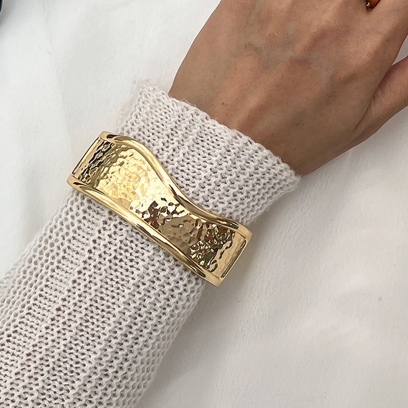 Alexie Textured Cuff Bracelet