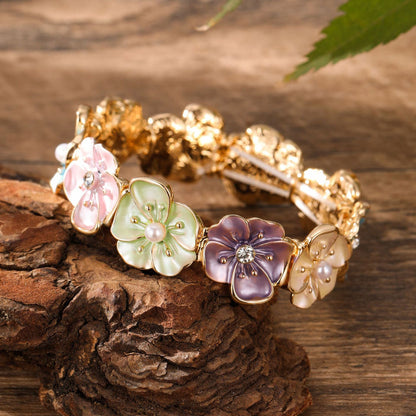 Enamel Stretch Bracelet