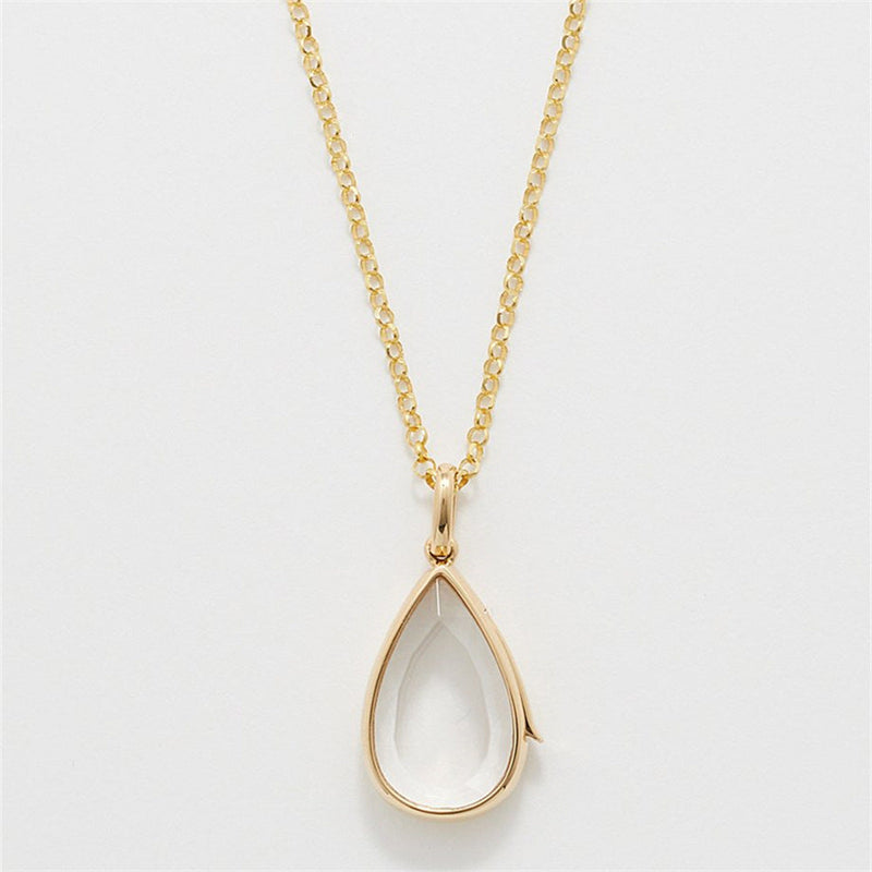 Rosaline Ocean Drop Locket Necklace