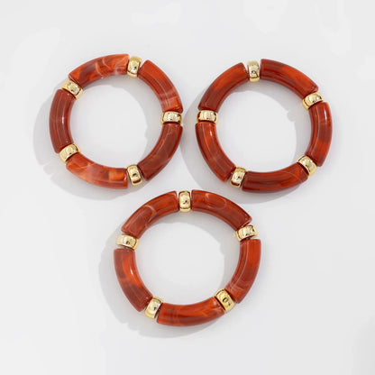 Curved Tube Bracelet Set