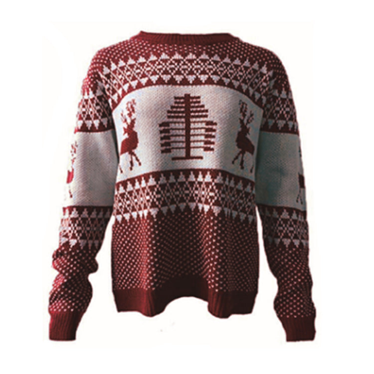 Women's Christmas Sweater in Scandinavian Style