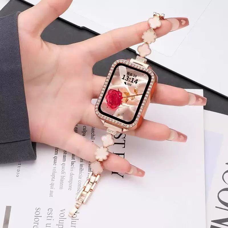 Mother-of-pearl Clover Watch Strap