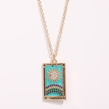 Erynn Gold-plated Tarot Necklace