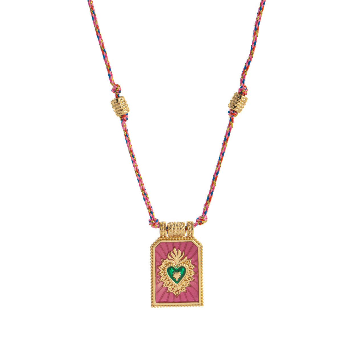 Siyona Cord Charm Necklace