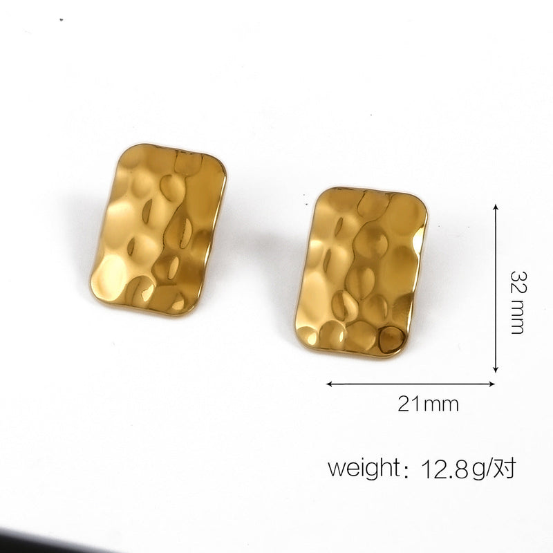 Katlyn Elevated Gold Geometric Earrings