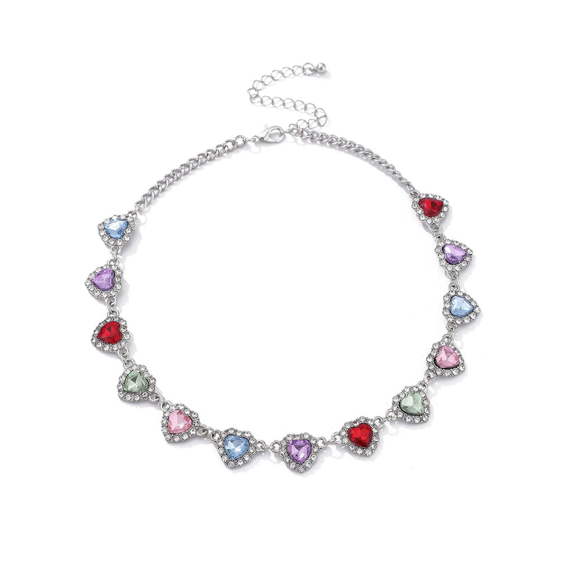 Embrie Pave Heart Necklace