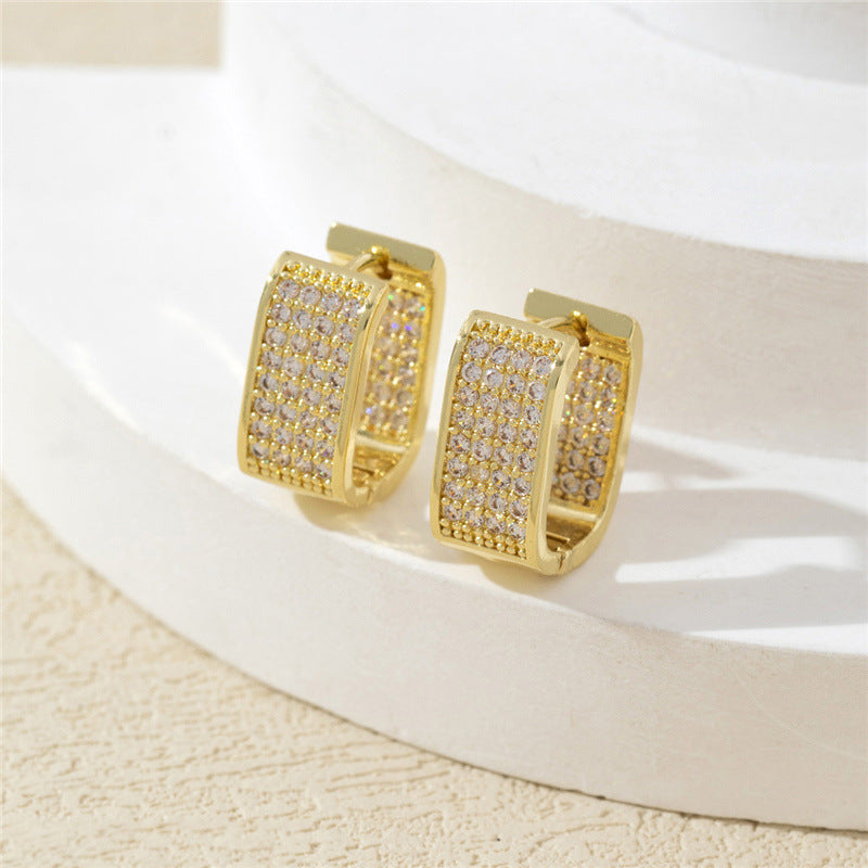 Emmelia Glimmer Geometric Studs