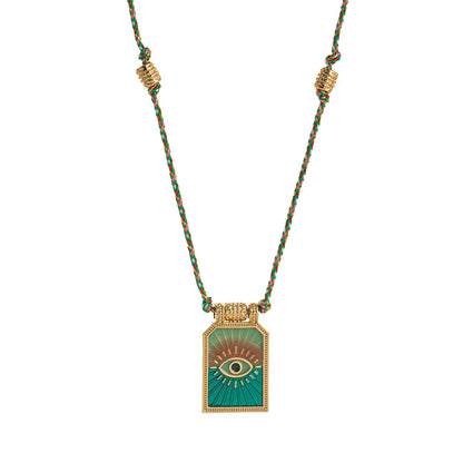 Siyona Cord Charm Necklace