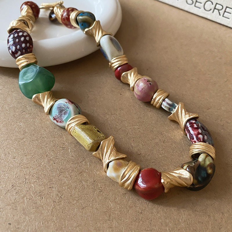 Valerie Ceramic Beaded Necklace