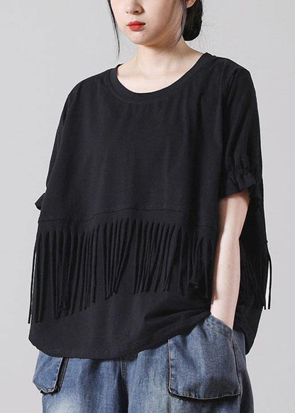 Organic Chocolate Cotton Short Sleeve Summer T-shirt