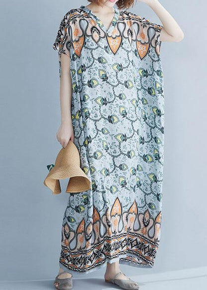 Organic V Neck Cotton Summer Dresses Work Outfits Dresses