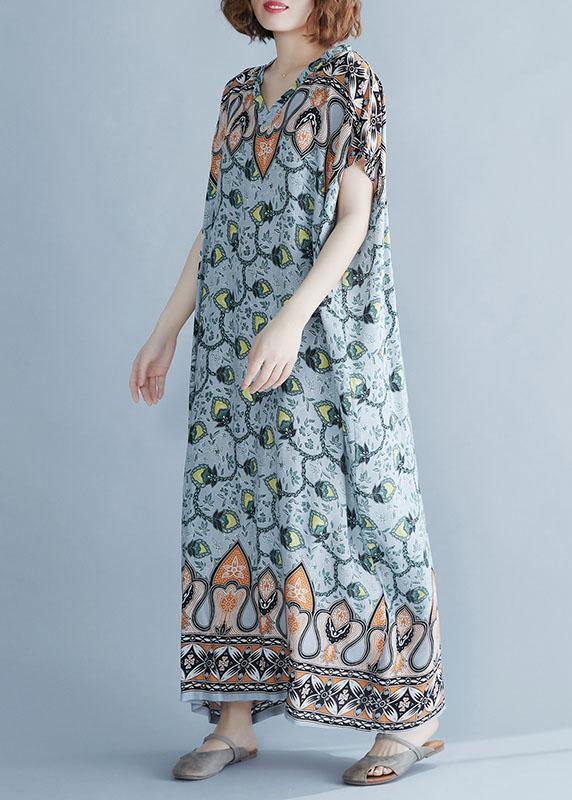 Organic V Neck Cotton Summer Dresses Work Outfits Dresses