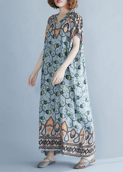 Organic V Neck Cotton Summer Dresses Work Outfits Dresses