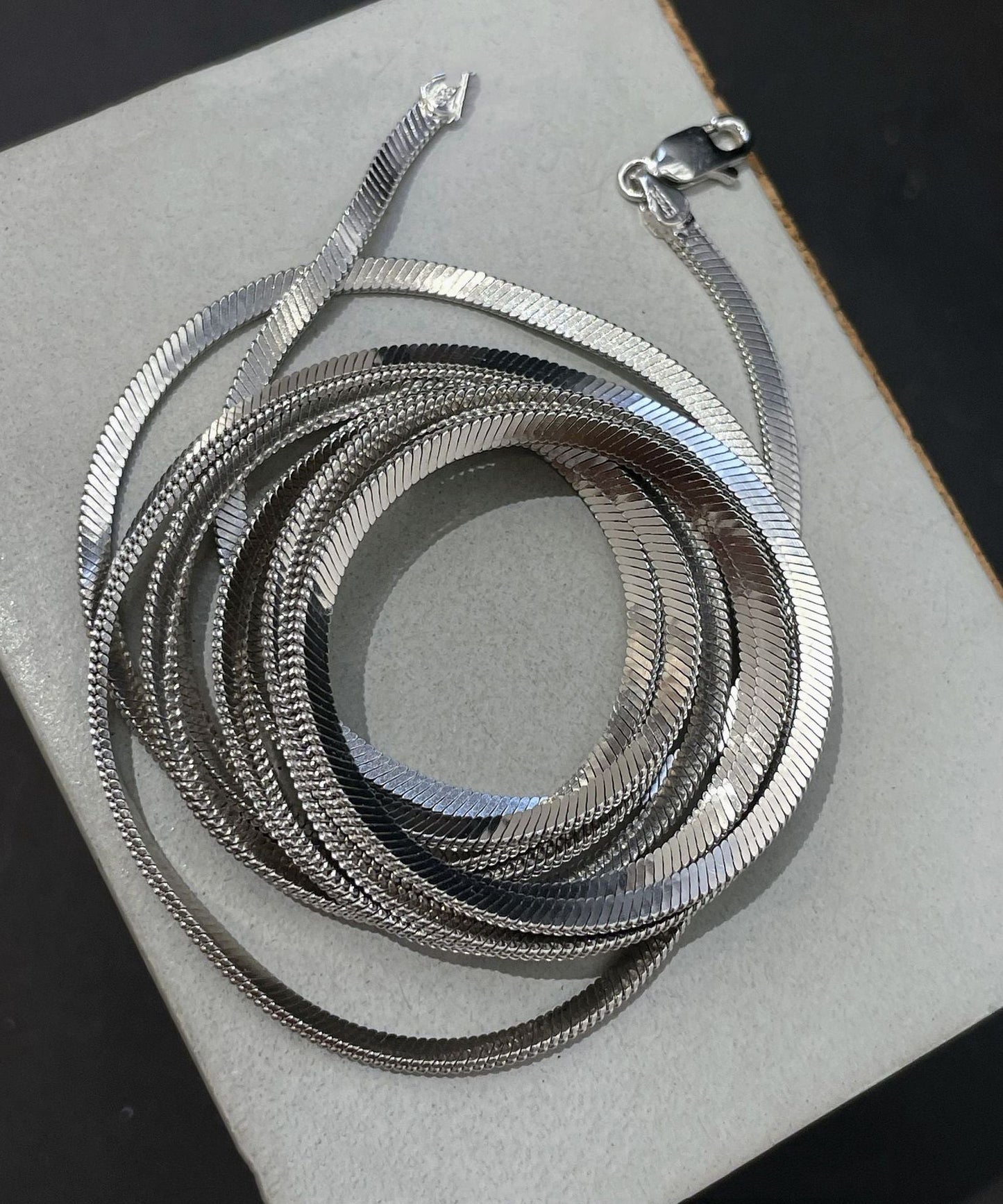 Original Design Sterling Silver Layered Necklace Po068