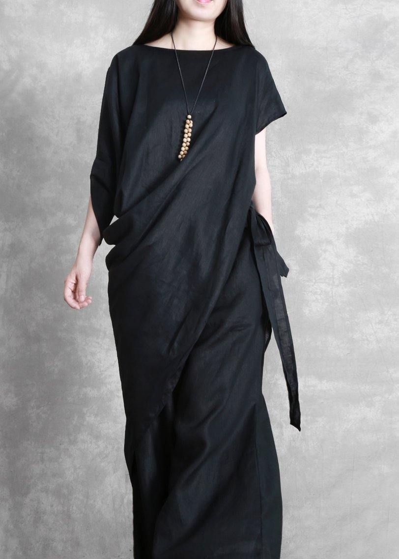 Original Female Irregular Suit Personality More Wearing Black Shirt Loose Pants Summer