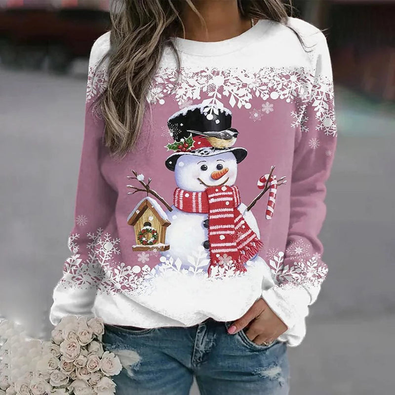 Women's Snowman Christmas Sweater
