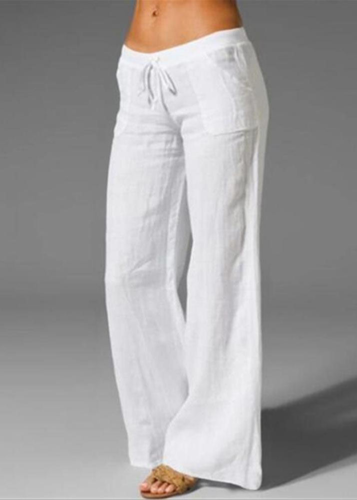 White Linen Pants
