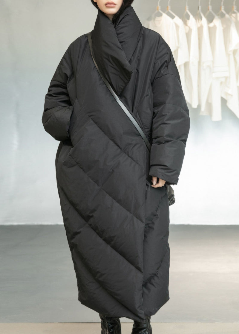 Black Pockets Duck Down Coats Winter